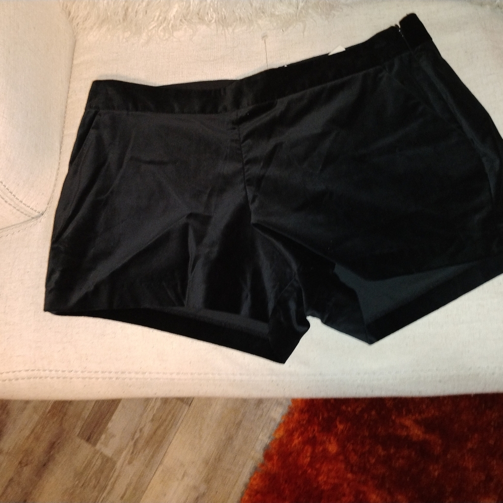 Joie Elegant Black High Waist Shorts